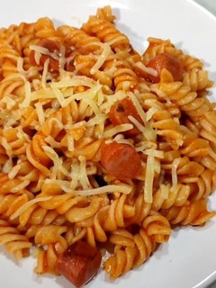 Una foto de Macarrones con Champiñones Olla GM H