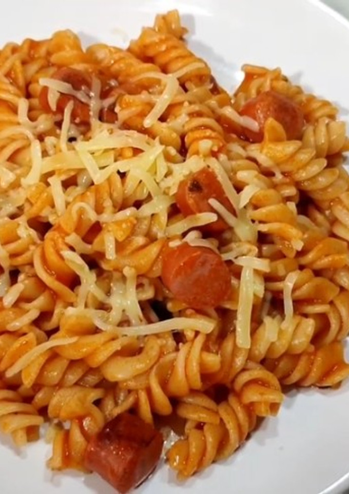 Una foto de Macarrones con Champiñones Olla GM H