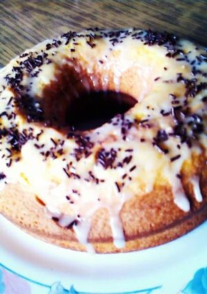 Una foto de Torta de mandarinas