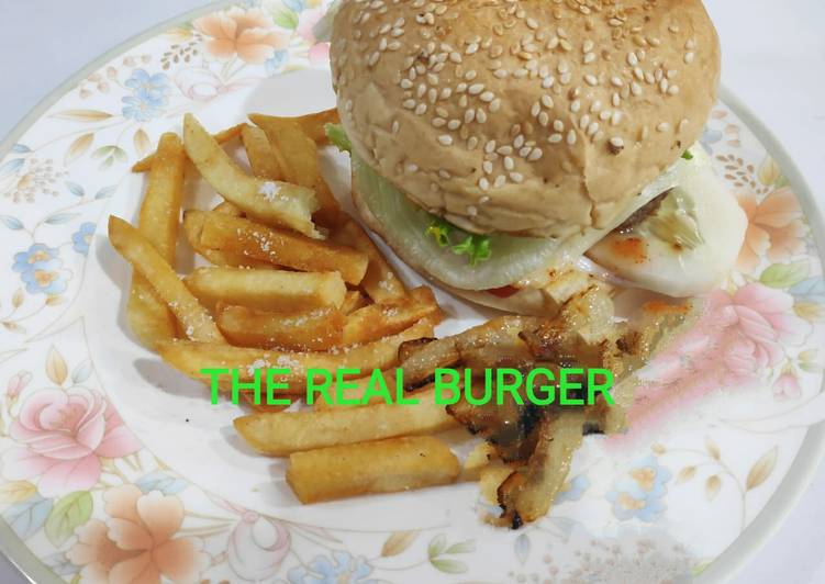 Cara Membuat The Real Burger Yang Enak