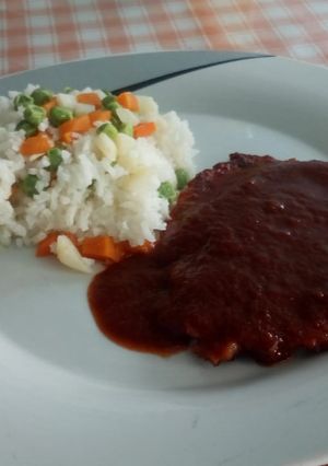 Una foto de Chuletas con chipotle
