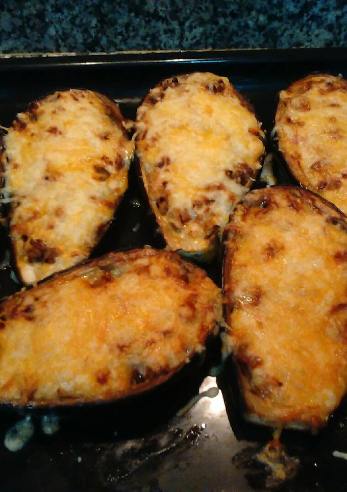 Una foto de Berenjenas rellenas