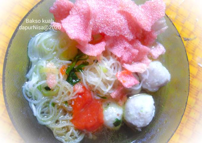 Resep Bakso Kuah Oleh Annisa Sr Cookpad