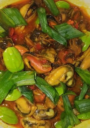 Foto resep Kerang saus pete padang