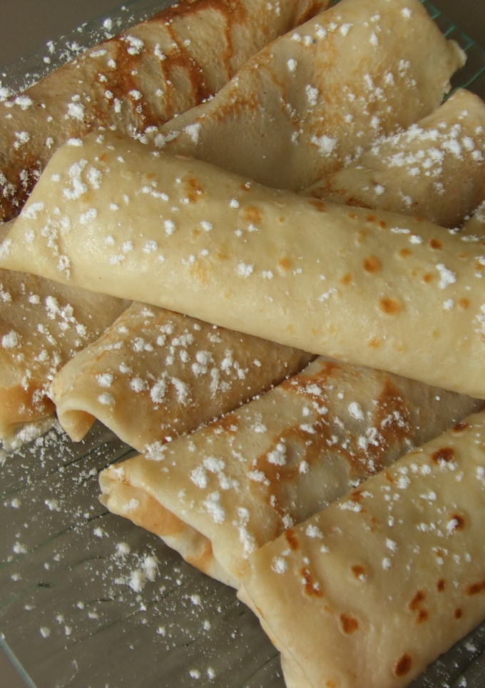 Una foto de Panqueques de dulce de leche