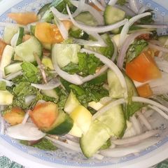 A picture of Kachumber Salad 🌿🌱.