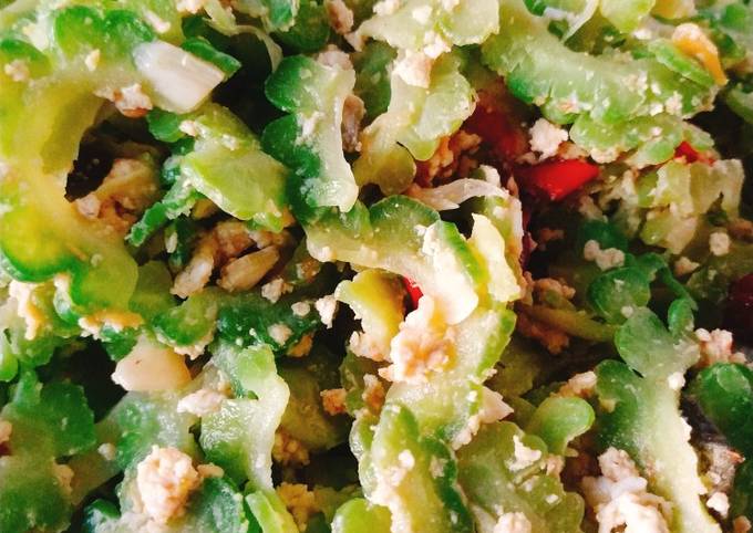 Ini dia! Cara mudah bikin Oseng Telur Pare  gurih