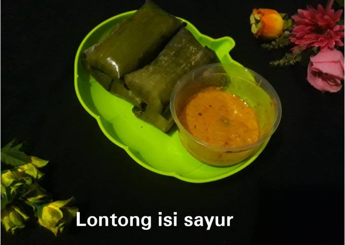 Lontong isi sayur