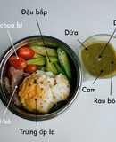 Bò trứng rau củ + smoothie