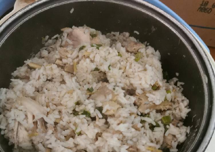 Cara Gampang Menyiapkan Nasi ayam singapure / nasi hainam, Lezat Sekali