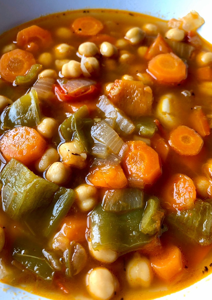 Una foto de Garbanzos veganos
