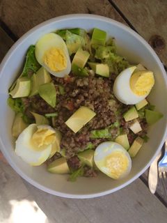 Una foto de Lentejas con quinoa