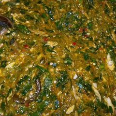 Okro Soup A picture of Okro Soup.