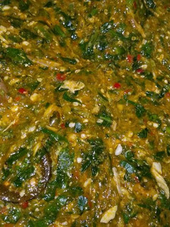A picture of Okro Soup.