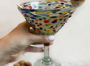 Una foto de Martini de litchi