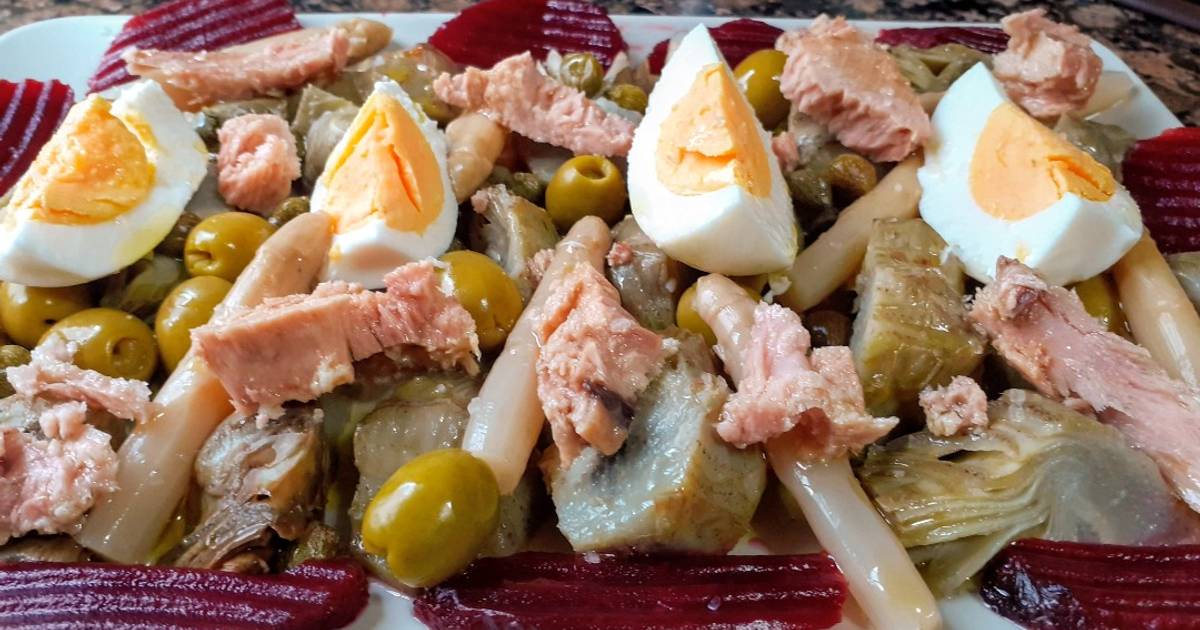 Ensalada de alcachofas Receta de La Cocina de Loli- Cookpad