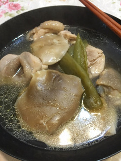 【料亭和露】剝皮辣椒鮑魚菇雞湯 的食譜成品照片