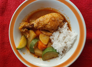 Una foto de Pollo 🐥 al V8 fácil, sin aceite con mucho sabor