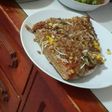 Whole wheat vegan pizza