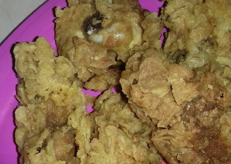 #BikinRamadhanBerkesan# ayam tepung crispy😋😘😙👌