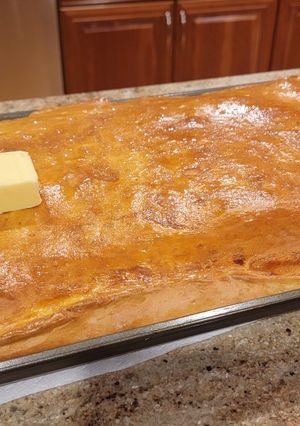 A picture of Salmon pie.