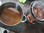 Una foto de espinazo salsa