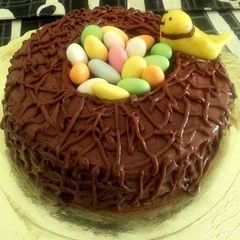 A picture of Eggless cake.