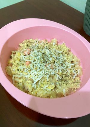 Foto resep Makaroni n cheese salmon telur mpasi 10mo