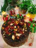 Whole Wheat Jaggery Christmas Plum Cake (Eggless, No Alcohol)