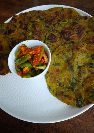 મેથી ના થેપલા (Methi Thepla Recipe In Gujarati) રેસીપી મુખ્ય ફોટો