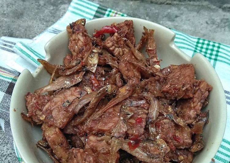 Resep Sambal teri tempe pedas, Bikin Ngiler