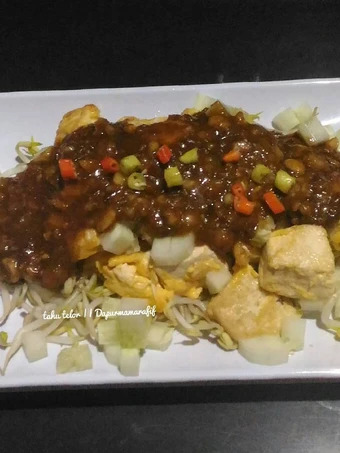 Langkah Gampang Membuat Resep Tahu telur bumbu petis yang Menggugah Selera Anti Ribet, Bisa Manjain Lidah