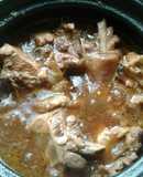 Gà ram mặn ngọt