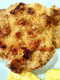 Una foto de Pollo empanado al horno