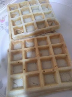 Una foto de Waffles sin gluten y sin lactosa