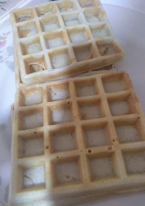 Una foto de Waffles sin gluten y sin lactosa