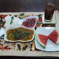 A picture of Fish in coconut milk#Weekly Jikoni Challenge.