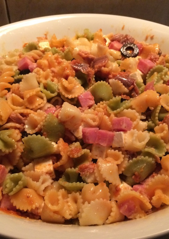 Una foto de Ensalada de pasta fresca