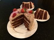 A picture of strawberry cake