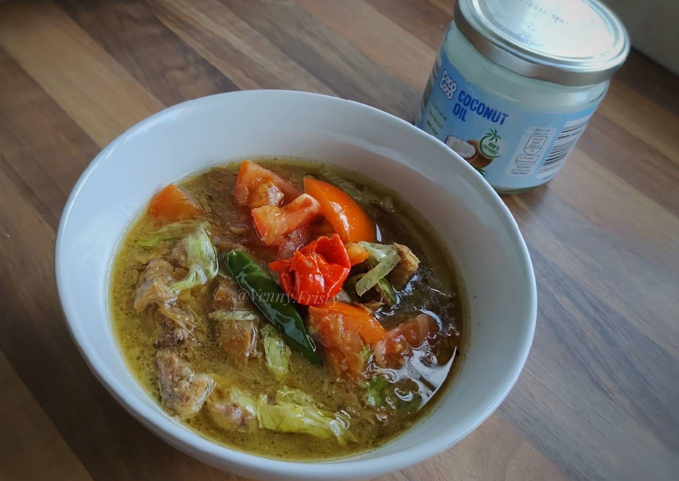 Tongseng ayam tumis minyak kelapa