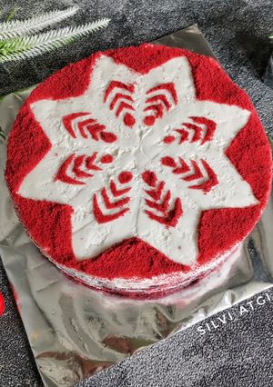 Foto resep Red Velvet Tanpa Terigu (No mixer, bisa kukus/oven)