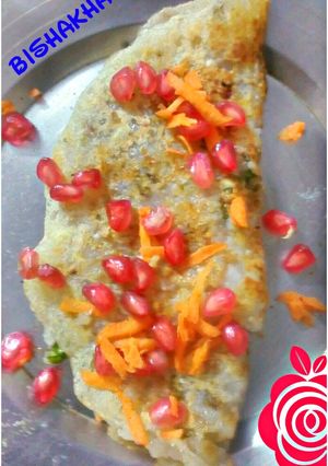 A picture of Sabudana (Sago) Dosa.