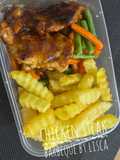 Chicken steak barbeque