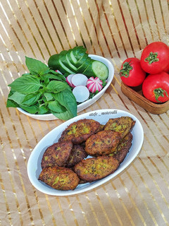 عکسی از دستور کتلت مرغ وگوشت