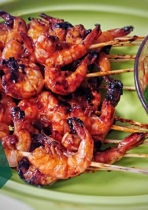 Foto resep Udang bakar madu ala happycall