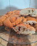 Rosca espiral de peras, manzanas y membrillo🍐🍎