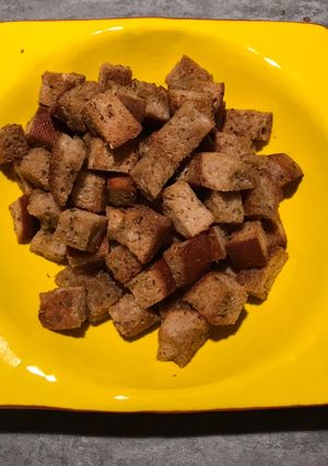 Une photo de Croûtons maison