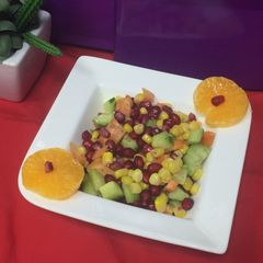 A picture of Pomegranate and Corn Salad.