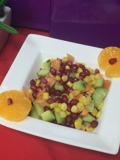 A picture of Pomegranate and Corn Salad.