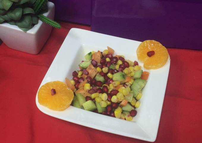 Step-by-Step Guide to Prepare Quick Pomegranate and Corn Salad